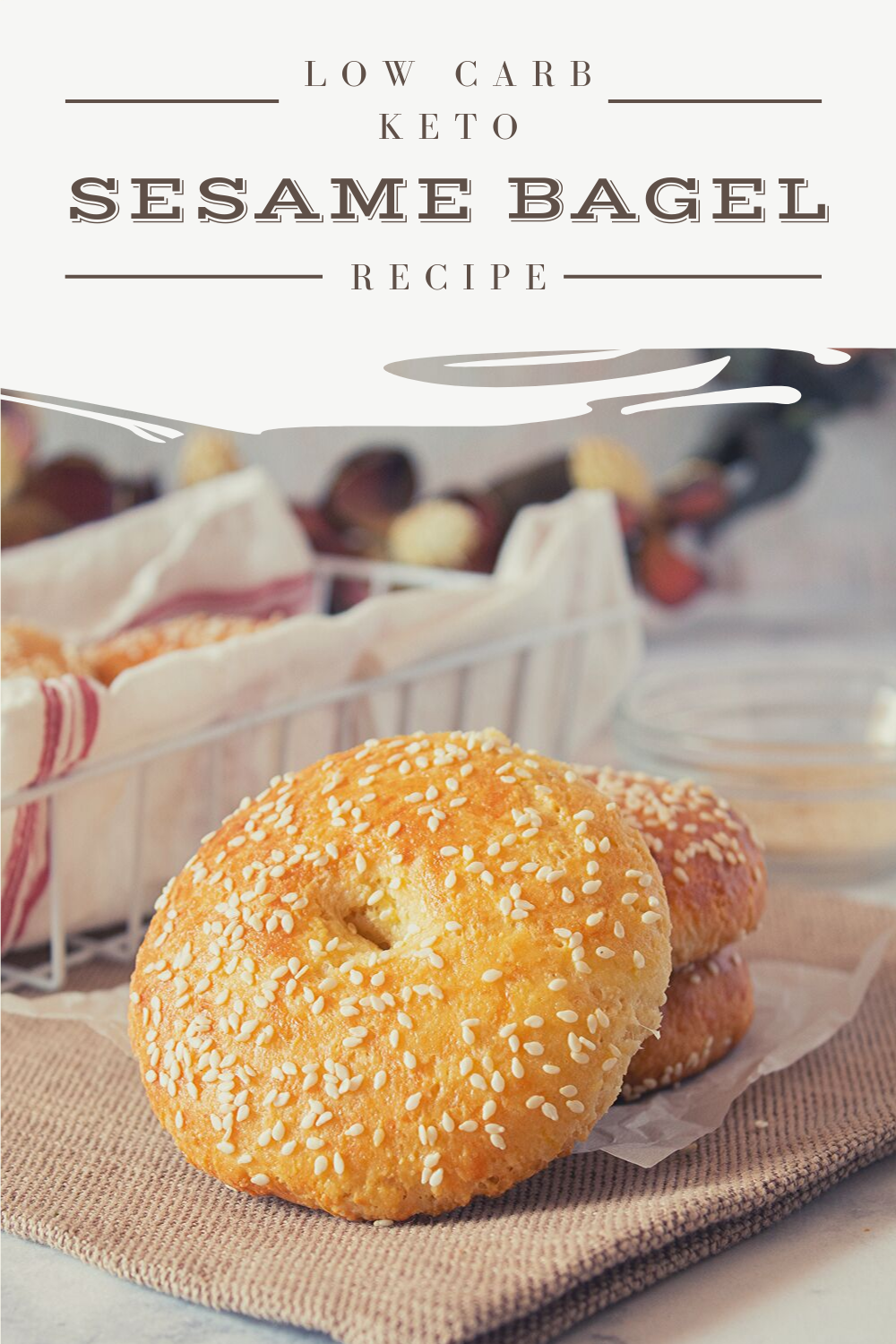 Best Low Carb Keto Sesame Bagel Recipe With Almond Flour